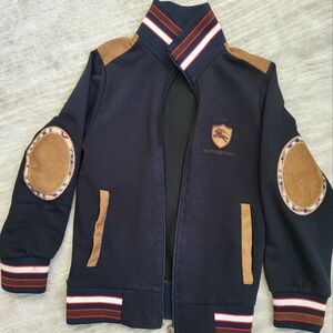 SOLD!!! 🥳🥳🥳 BURBERRY Boy's Navy Blue and Brown Jacket
